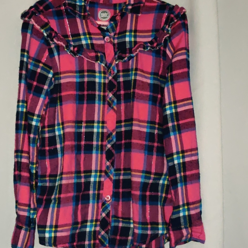 Girls button up shirt